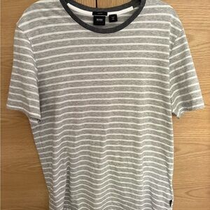 Men's Hugo Boss Slim Fit Striped T-Shirt - Size L
